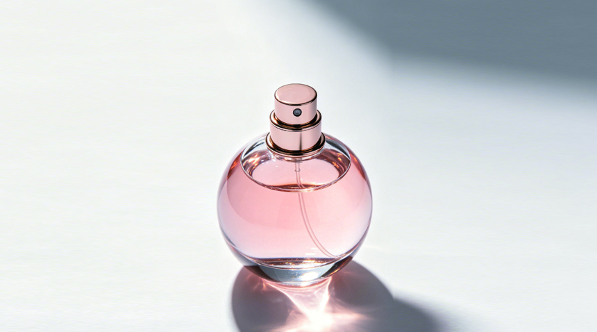 Spherical perfume bottle