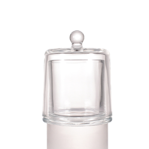 200ml 300ml Golden Bell Design Glass Candle Holder 