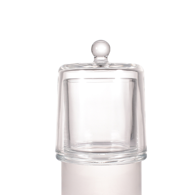 200ml 300ml Golden Bell Design Glass Candle Holder 