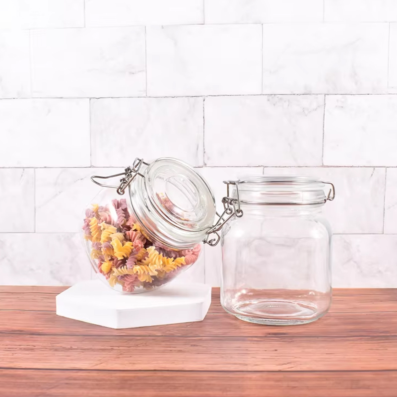 750ml 1000ml Buckle Airtight Glass Jar