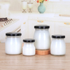 Empty Clear 50ml 100ml 150ml 200ml Lovely Yogurt Glass Jar Pudding Bottle