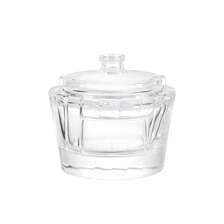 New Design 70ml Cute Strawberry Ice Cream Glass Perfume Bottle Unique for Women Luxury Gourmand Fragrance Container