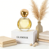  Luxury Spherical Glass Perfume Bottle with Gold Cap High-End Custom Fragrance Packaging