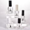 Wholesale 15ml Transparent Empty Clear Nail Polish Bottle Cap And Brush