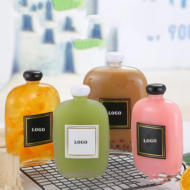 Empty 100ml 250ml Glass Water Juice Milk Coffee Tea Drinking Bottle Glass Beverage Bottle