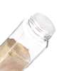 Hot Sale 120ml Spice Powders Seasoning Containers Seasoning Square Glass Spice Jars