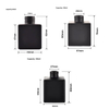 50ml 100ml 150ml Luxury Matte Black Diffuser Glass Bottle