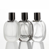 Luxury Recyclable 30ml 50ml Frosted Clear Glass Refill Perfume Bottle With Black Pump Spray Cap