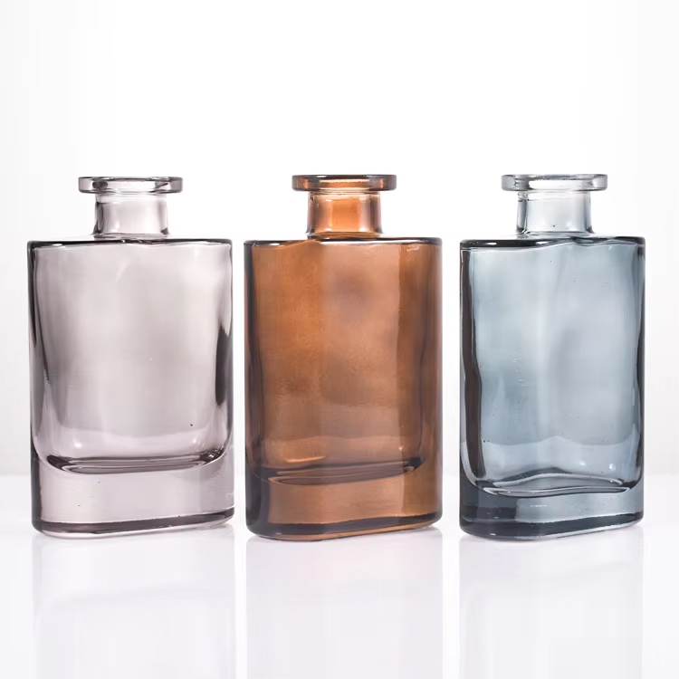 Wholesale 150ml Square Empty Glass Reed Diffuser Bottle with Cork