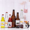 Glass Beer Bottles Manufacturers 250ml 275ml 330ml 500ml Transparent Glass Bottle Empty Lemonade Glass Bottle