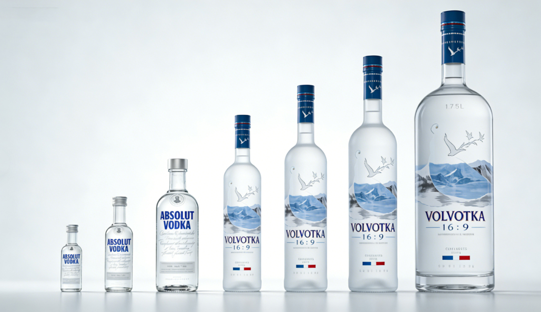 Vodka Bottle Sizes: Volumes, Dimensions & Standards