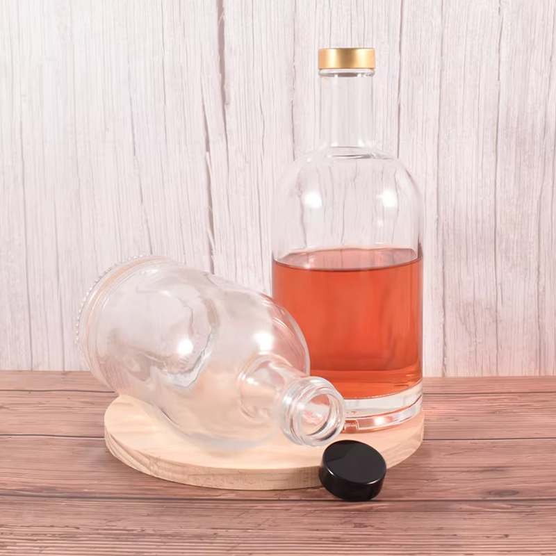 750ml Wholesale New Style Liquor Vodka Whiskey Glass Bottles 
