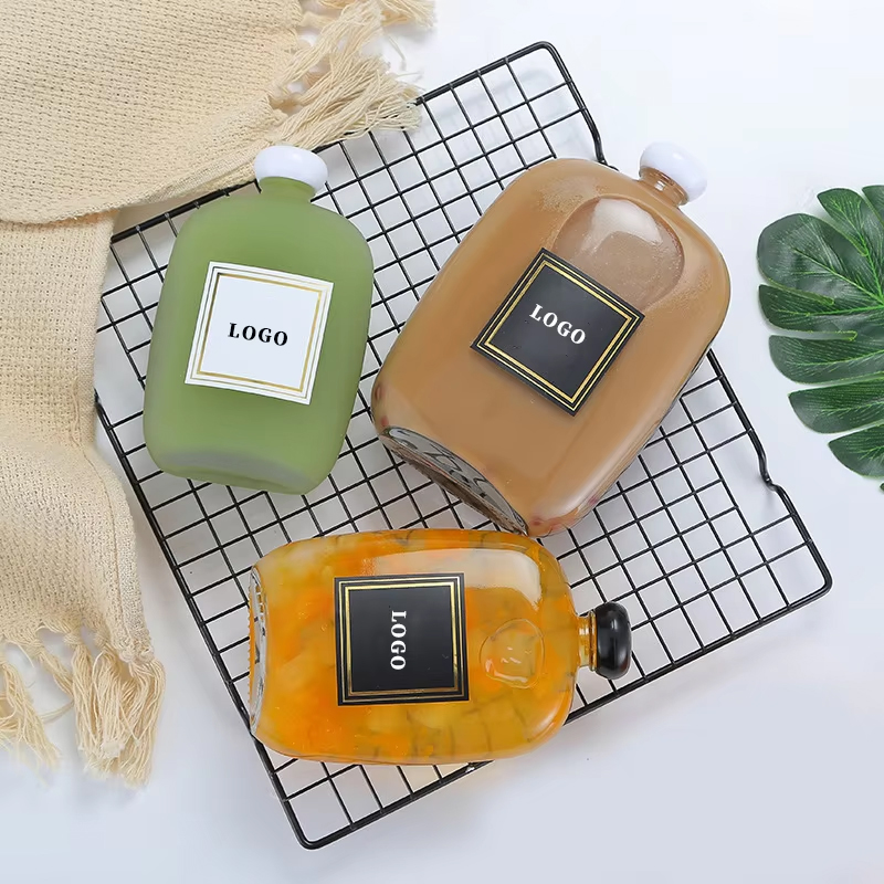 Empty 100ml 250ml Glass Water Juice Milk Coffee Tea Drinking Bottle Glass Beverage Bottle