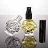 Factory Price Rose Shape Sample 10ml Perfume Bottle With Screw Top for Women