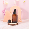 Newest Design Amber Cosmetic 15ml 30ml 60ml 100ml 200ml Lotion Bottle With Pump
