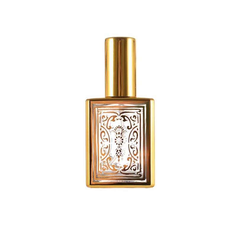 High Quality 16ml Arabic Middle East Style Gold Perfume Bottle