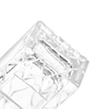 30ml Luxury Embossed Glass Perfume Bottle with Black Cap – Custom Clear Fragrance Bottle Packaging