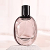 Luxury Recyclable 30ml 50ml Frosted Clear Glass Refill Perfume Bottle With Black Pump Spray Cap