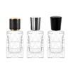 30ml Luxury Embossed Glass Perfume Bottle with Black Cap – Custom Clear Fragrance Bottle Packaging