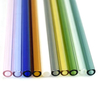 Reusable Drinking Straw Eco-Friendly Glass Straw for Bubble Tea Smoothies Bar Accessories Straw