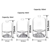 30ml 50ml Heavy Base Volcano Bottom 100ml Round Cylinder Perfume Spray Bottle
