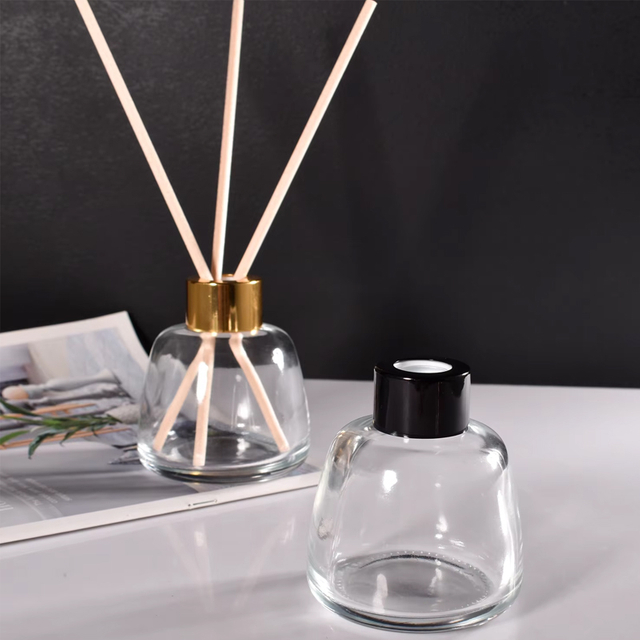 Nordic Style Transparent 120ml Aromatherapy Reed Diffuser Bottle for Air Fresh Decorative