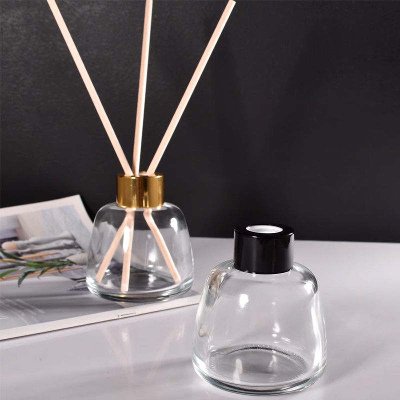Nordic Style Transparent 120ml Aromatherapy Reed Diffuser Bottle for Air Fresh Decorative