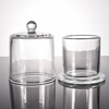 200ml 300ml Golden Bell Design Glass Candle Holder 