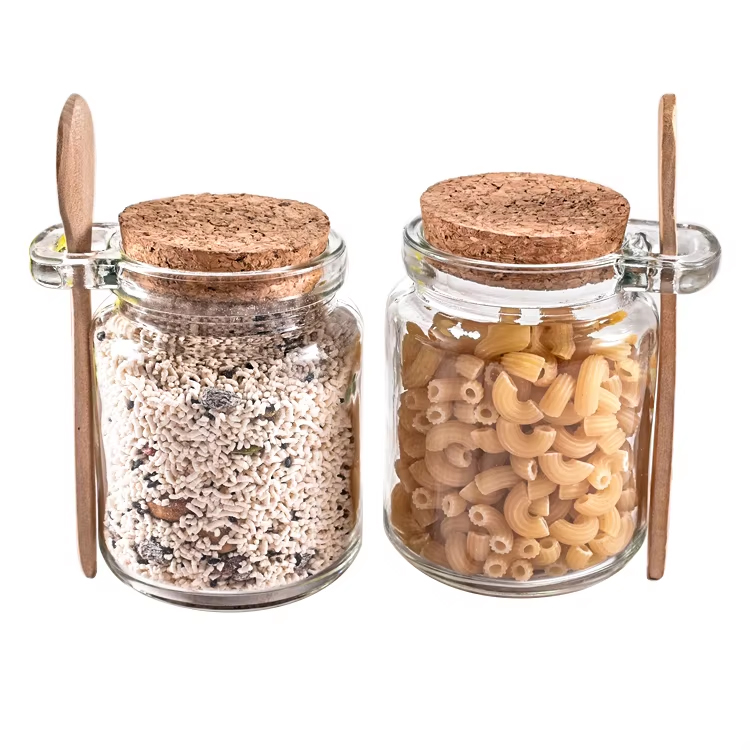 150ml Storage Spice Jar with Wooden Spoon