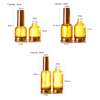 25ml 30ml 50ml Orange Frosted Glass Fine Mist Perfume Spray Bottle with Base