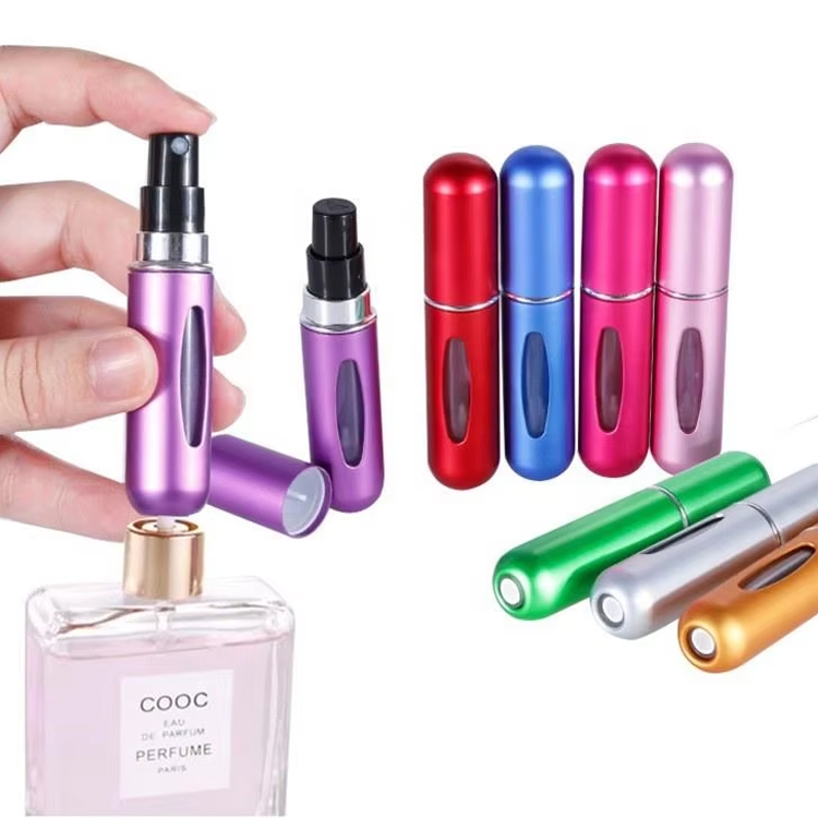 5ml Portable Mini aluminum Perfume Atomizer bottle