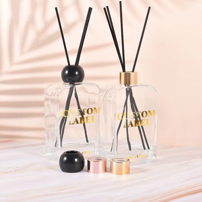 Custom Logo Luxury Glass Reed Diffuser Bottles 350ml Aroma Fragrance bottle
