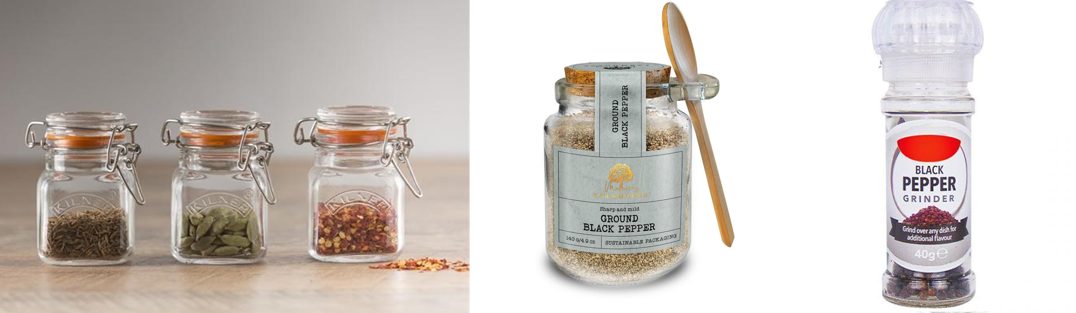 what size glass spice jars sell best