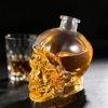 750ml Skull Glass Liquor Whisky Bottles 