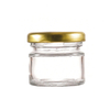 25ml Wide Mouth Glass Jelly Jar With Metal Lid