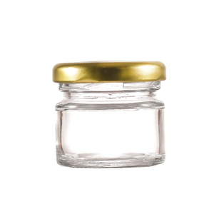 25ml Wide Mouth Glass Jelly Jar With Metal Lid