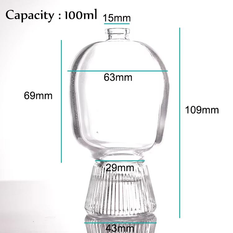 New Design Custom Perfume Bottles Candy-shaped Perfume Bottle 100ml Luxury Perfume Bottle with Box for Gifts