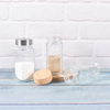 Hot Sale 120ml Spice Powders Seasoning Containers Seasoning Square Glass Spice Jars