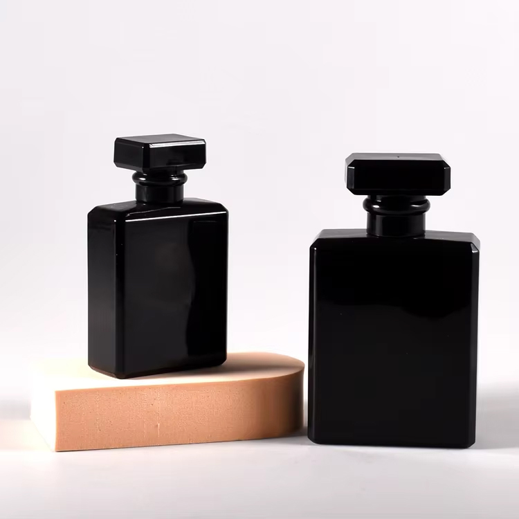 New Design Black 30ml 50ml 100ml Glass Perfume Bottle 