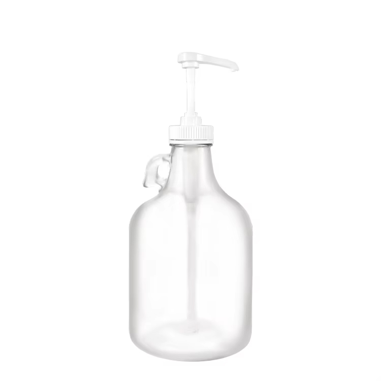 White Pump for 3L clear Glass Bottle