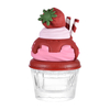 New Design 70ml Cute Strawberry Ice Cream Glass Perfume Bottle Unique for Women Luxury Gourmand Fragrance Container