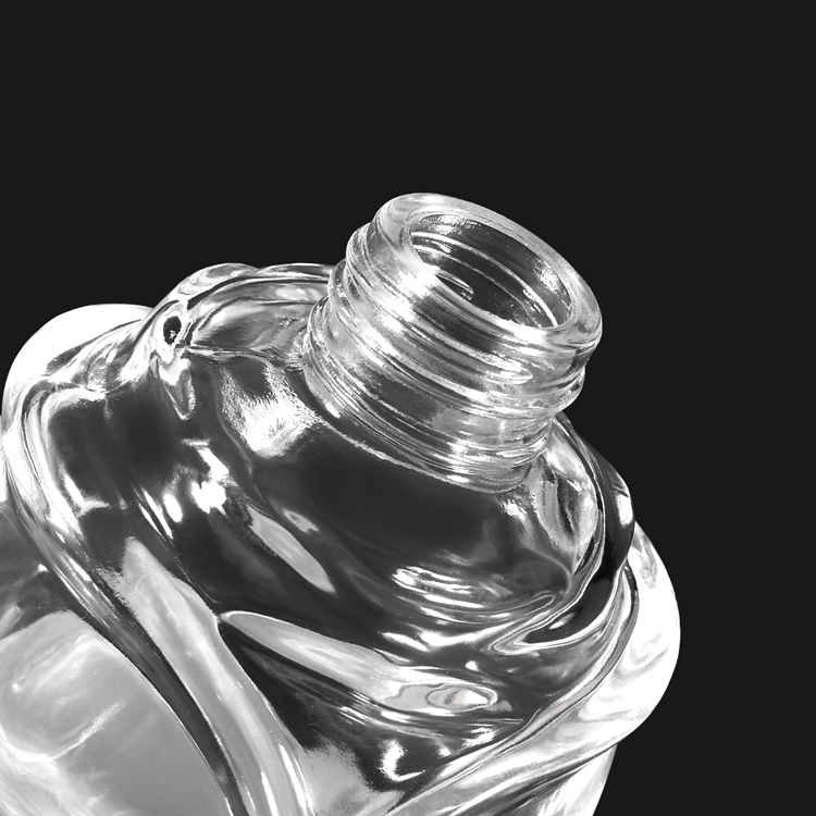 Luxury Rose Shape Glass Reed Diffuser Bottle Decorative Aromatherapy Diffuser Bottle for Home Fragrance