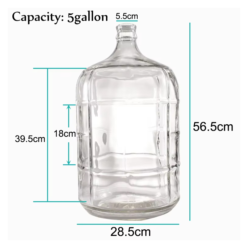 3 5 Gallon Glass Carboy Water Bottle for Fermenting Equipment