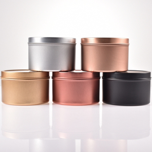 Wholesale Candle Tin 250ml Empty Metal Scented Fragrance Candle Jar