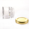 25ml Wide Mouth Glass Jelly Jar With Metal Lid