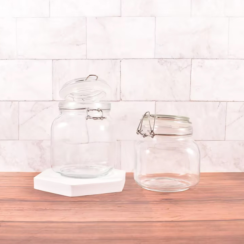 750ml 1000ml Buckle Airtight Glass Jar