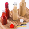 Hot sales Glass Small Bottle 90ml 250ml 150ml Woozy Bottles for Hot Sauce Glass