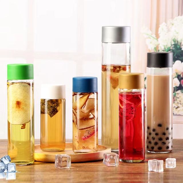 Customized Voss Water Bottle Voss Glass Bottle Voss Juice Bottle 