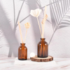 Customized Small Opening 30ml 50ml 100ml Amber Glass Reed Diffuser Aroma Bottle