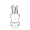 Fancy 30ml 50ml Glass Empty Perfume Spray Bottle Silver Pump Empty Glass Perfume Bottle With Cap